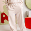 Everyday Wide-Leg Girls’ Pants – Cream
